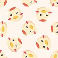 animal cartoon seamless pattern background N20