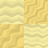Set of seamless cartoon sand texture Vector illustration