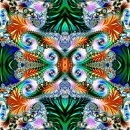 Multicolored Background with Spiral Pattern Artwork for creative design N16
