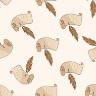 law paper cartoon seamless pattern background N2
