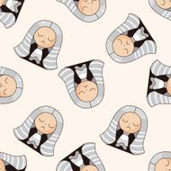 judge cartoon seamless pattern background
