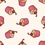 decorating cake 10 cartoon seamless pattern background