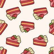 decorating cake 10 cartoon seamless pattern background N9
