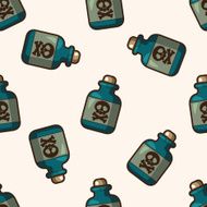 Toxic chemicals cartoon seamless pattern background