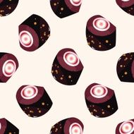 decorating cake 10 cartoon seamless pattern background N16