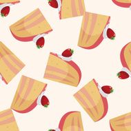 decorating cake 10 cartoon seamless pattern background N20