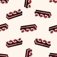 decorating cake 10 cartoon seamless pattern background N23