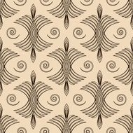Seamless antique pattern ornament geometric art deco