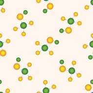 Molecular Structure cartoon seamless pattern background N2