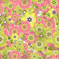 Seamless colorful background made of abstract flowers N4