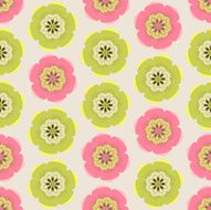 Seamless colorful background made of abstract flowers N7