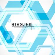 Vector background of large colored hexagons eps N6