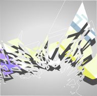 Futuristic background geometric illustration N6