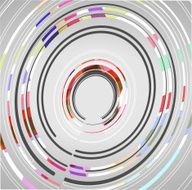 abstract technology circles background N10