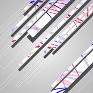 Abstract futuristic geometric shapes N12