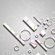 Colorful abstract circles background N12