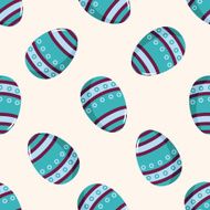 easter egg 10 cartoon seamless pattern background N2