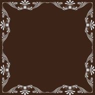 ornamental vector frame N3