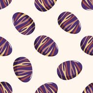 easter egg 10 cartoon seamless pattern background N5