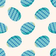 easter egg 10 cartoon seamless pattern background N7