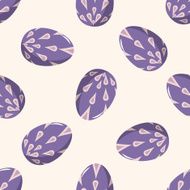 easter egg 10 cartoon seamless pattern background N8