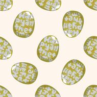 easter egg 10 cartoon seamless pattern background N15