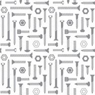 Screws and nuts vector seamless pattern background 3