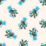 robot cartoon seamless pattern background N31