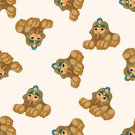 pharaoh cartoon seamless pattern background