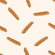 bread cartoon seamless pattern background N20