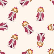 Royal theme king cartoon seamless pattern background N5