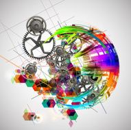 Colorful abstract background N84