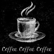 Hand drawn coffee cup N3