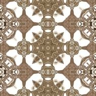 Seamless ornate texture or pattern in brown 2