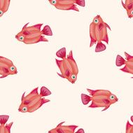 fish cartoon seamless pattern background N4