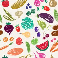 pattern of fruit and vegetables N2