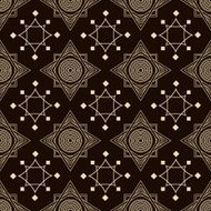 Seamless antique pattern ornament geometric