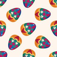 easter egg cartoon seamless pattern background N3