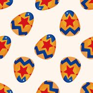 easter egg cartoon seamless pattern background N6