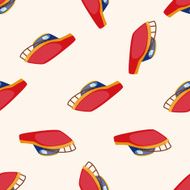 Transportation boat cartoon seamless pattern background N5