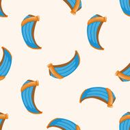 Transportation boat cartoon seamless pattern background N8