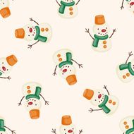 weather snowy cartoon seamless pattern background N2