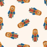 Arabian cartoon seamless pattern background N4