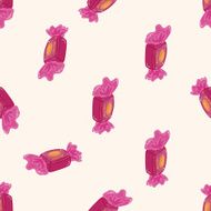 candy cartoon seamless pattern background N2