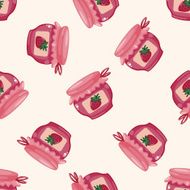 jam cartoon seamless pattern background