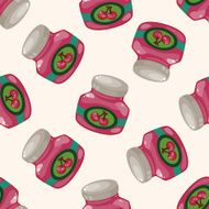 jam cartoon seamless pattern background N5