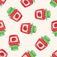 jam cartoon seamless pattern background N8