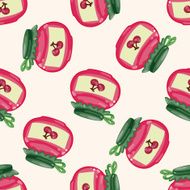 jam cartoon seamless pattern background N11