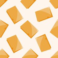 folder file cartoon seamless pattern background