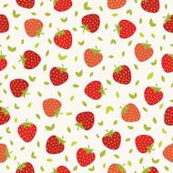 Seamless pattern with strawberries N5